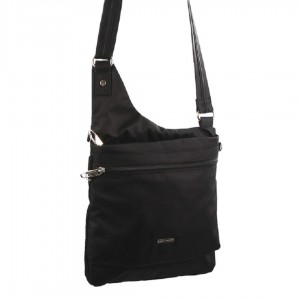 Anti-Theft Range Pierre Cardin Anti-Theft Cross Body Bag Travel Czarne | EZVBP-1364