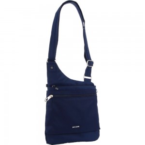 Anti-Theft Range Pierre Cardin Anti-Theft Cross Body Bag Travel Granatowe | BLPCE-9758