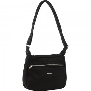 Anti-Theft Range Pierre Cardin Anti-Theft Cross Body Bag Damskie Czarne | AGDJM-9820