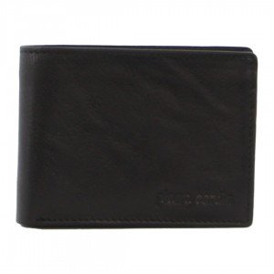 Bi-Fold Wallets Pierre Cardin Leather Bi-Fold Wallet Męskie Czarne | GUNAM-7254