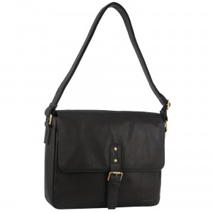 Business Computer Bags Pierre Cardin Leather Business Satchel Męskie Czarne | WDKCL-2930