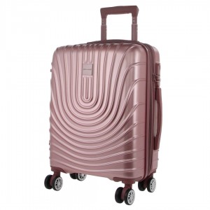 Hard Shell Cases Pierre Cardin 54cm CABIN Hard Shell Case Travel Różowe | YUJZE-6839