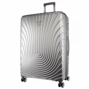 Hard Shell Cases Pierre Cardin 54cm CABIN Hard Shell Case Travel Srebrne | YTSCQ-8502