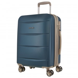 Hard Shell Cases Pierre Cardin 70cm Medium Hard-Shell Suitcase Travel Niebieskie | NFJOW-6307
