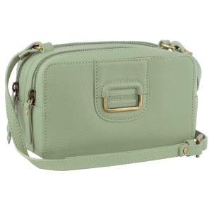 Kopertówka Pierre Cardin Leather Cross-Body Clutch Damskie Jade | BSERA-4352