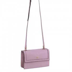 Kopertówka Pierre Cardin Leather Flap Over Cross-Body Bag Damskie Różowe | JFBEK-3290
