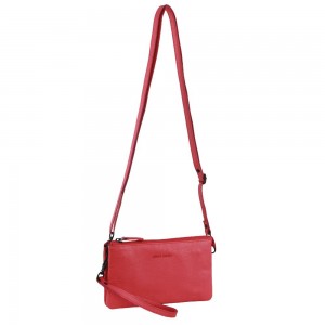 Kopertówka Pierre Cardin Leather Multiway Cross-Body Bag Damskie Różowe | CLHFG-7013