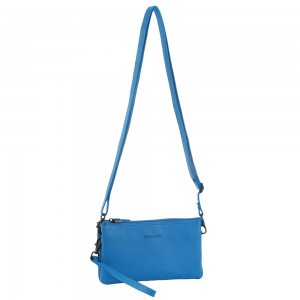 Kopertówka Pierre Cardin Leather Multiway Cross-Body Bag Damskie Głęboka Turkusowe | WLQDJ-6954