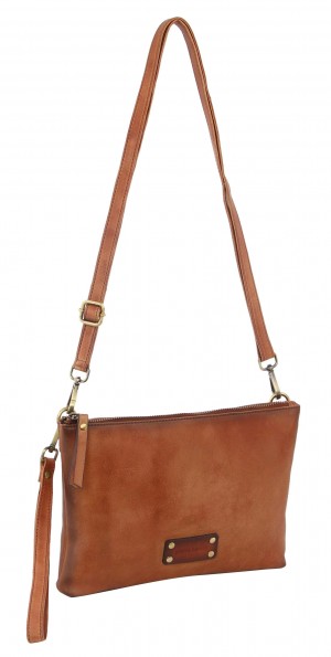 Kopertówka Pierre Cardin Vintage Leather Multiway Crossbody Bag Clutch Damskie Brązowe | JPRHS-2563