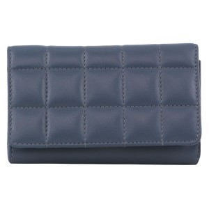 Medium Wallets Pierre Cardin Pleated Leather Tri-Fold Wallet Damskie Turkusowe | UELVN-9120