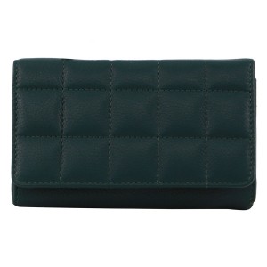 Medium Wallets Pierre Cardin Pleated Leather Tri-Fold Wallet Damskie Zirkon | RUMAE-5786