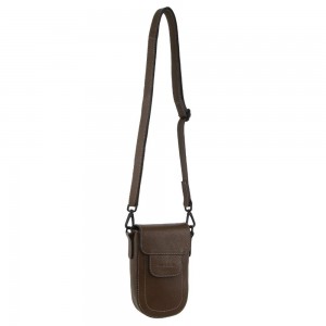 Mobile Phone Wallets Pierre Cardin Leather Rustic Phone Bag Damskie Fioletowe | LEZPQ-8350