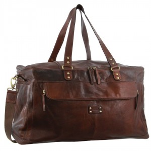 Overnight Bags Pierre Cardin Burnished Leather Multi-Compartment Overnight Bag Travel Legend | CBGLY-8371