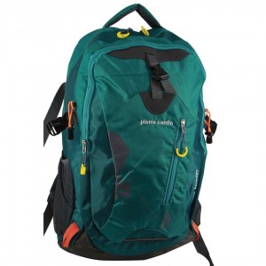 Plecak Podróżny Pierre Cardin Nylon Travel & Sport Medium Backpack Travel Zielone | WHIRM-8531