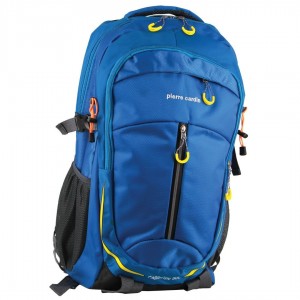 Plecak Podróżny Pierre Cardin Nylon Travel & Sport Large Backpack Travel Niebieskie | ODLFV-0361