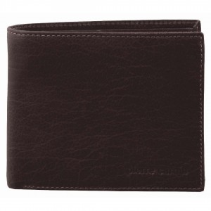 Portfel Trifold Pierre Cardin Rustic Leather Tri-Fold Wallet Męskie Brązowe | JOUSG-9307