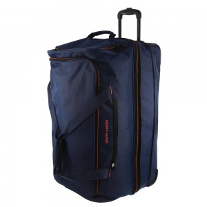 Soft Shell Cases Pierre Cardin 82cm Large Soft Trolley Case Travel Granatowe | JSAPH-5691