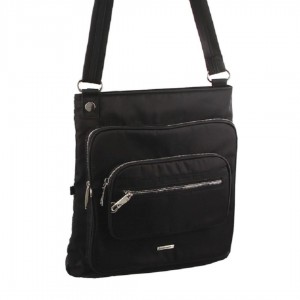 Torba Crossbody Pierre Cardin Anti-Theft Cross Body Męskie Czarne | EIHMN-8597