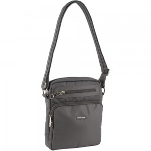 Torba Crossbody Pierre Cardin Anti-Theft Cross Body Bag Męskie Szare | LQWGY-7124