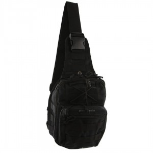 Torba Crossbody Pierre Cardin Cross Body Sling Bag Tactical Rucksack Shoulder Chest Messenger Bag Męskie Czarne | GSWUQ-2490