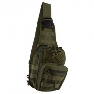 Torba Crossbody Pierre Cardin Cross Body Sling Bag Tactical Rucksack Shoulder Chest Messenger Bag Męskie Zielone | AJBRS-4307