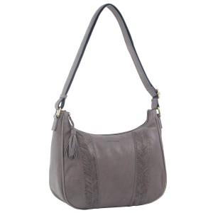 Torba Crossbody Pierre Cardin Herringbone Embossed Leather Tassle Crossbody Bag Damskie Turkusowe | JSAKW-6392
