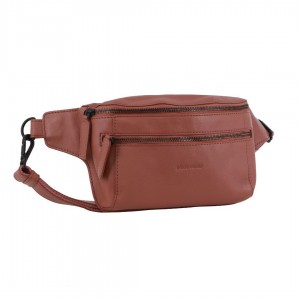 Torba Crossbody Pierre Cardin Leather 3-Way Sling Bag Damskie Różowe | BSHXL-2794