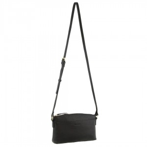 Torba Crossbody Pierre Cardin Leather Crossbody Bag Damskie Czarne | QINFL-9502