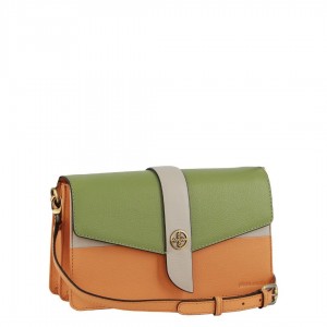 Torba Crossbody Pierre Cardin Leather Crossbody Clutch Bag Damskie Morelowe | OVHGY-4967