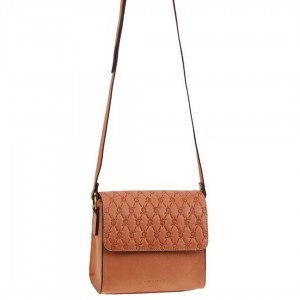 Torba Crossbody Pierre Cardin Leather Diamond Embossed Cross-Body Bag Damskie Morelowe | VZIJP-1462