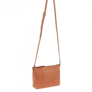 Torba Crossbody Pierre Cardin Leather Diamond Pattern Embossed Crossbody Bag Damskie Morelowe | PLYCF-3471