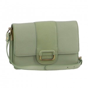 Torba Crossbody Pierre Cardin Leather Flapover Cross-Body Clutch Damskie Jade | QYPXU-5841