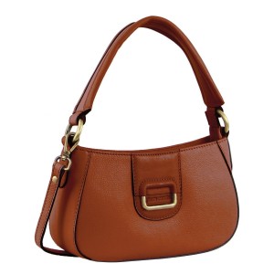 Torba Crossbody Pierre Cardin Leather Flap Over Bag Damskie Brązowe | QTHOY-5427