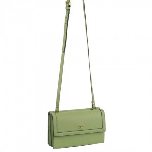Torba Crossbody Pierre Cardin Leather Flap Over Cross-Body Bag Damskie Jade | IYHBX-4572