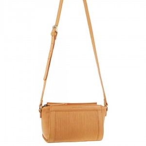 Torba Crossbody Pierre Cardin Leather Pleated Design Crossbody Bag Damskie Morelowe | YACVP-8351