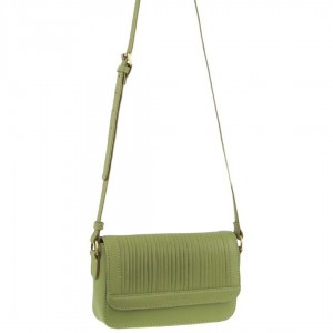 Torba Crossbody Pierre Cardin Leather Pleated Design Crossbody Bag Damskie Leaf | DFYAT-5913