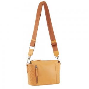 Torba Crossbody Pierre Cardin Leather Square Crossbody Bag Damskie Morelowe | PUKCN-5064