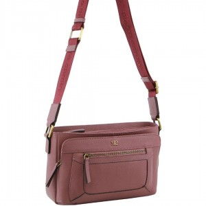 Torba Crossbody Pierre Cardin Leather Webbing Strap Crossbody Bag Damskie Różowe | XLUHJ-5648