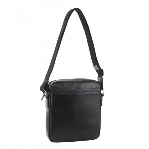 Torba Crossbody Pierre Cardin Skórzane Cross-Body Bag Męskie Czarne | WTGQI-2916