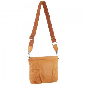 Torba Crossbody Pierre Cardin Webbing Strap Leather Crossbody Bag Damskie Morelowe | UBYZQ-4267