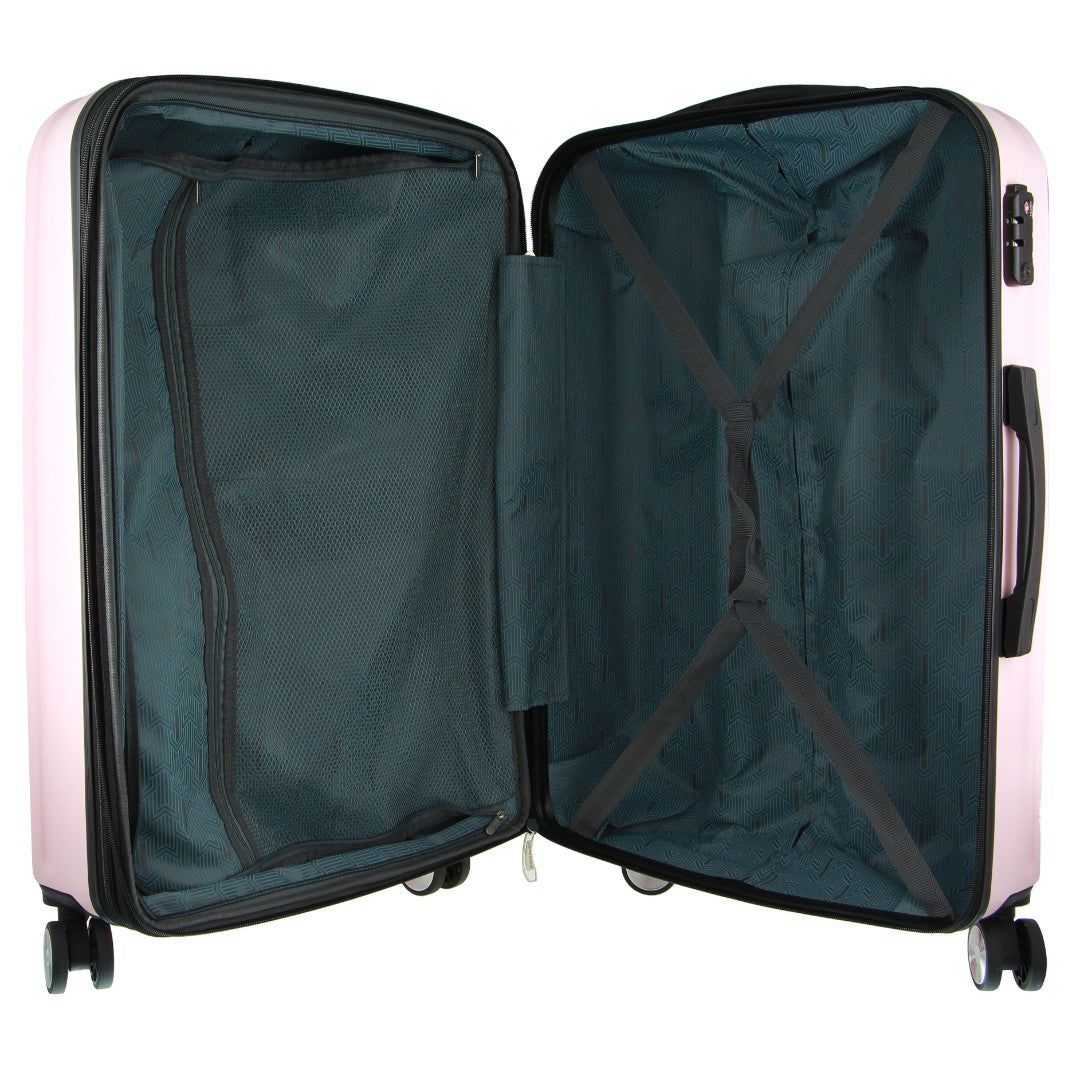 3-Piece Sets Pierre Cardin Hard Shell 3-Piece Luggage Set Travel Różowe | VGZRK-9615