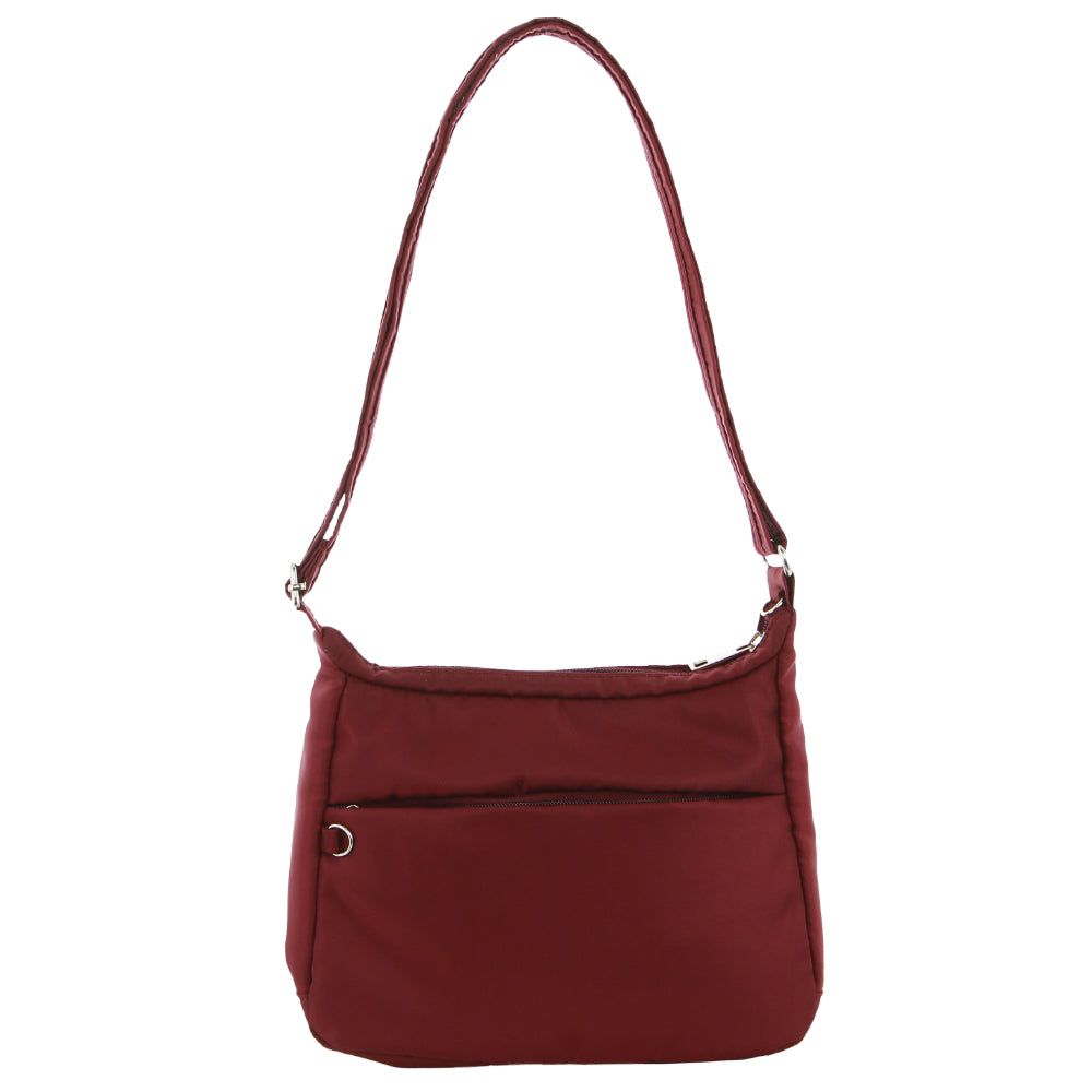 Anti-Theft Range Pierre Cardin Anti-Theft Cross Body Bag Travel Bordowe | HCMRW-0529