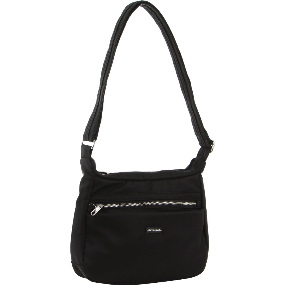 Anti-Theft Range Pierre Cardin Anti-Theft Cross Body Bag Damskie Czarne | AGDJM-9820