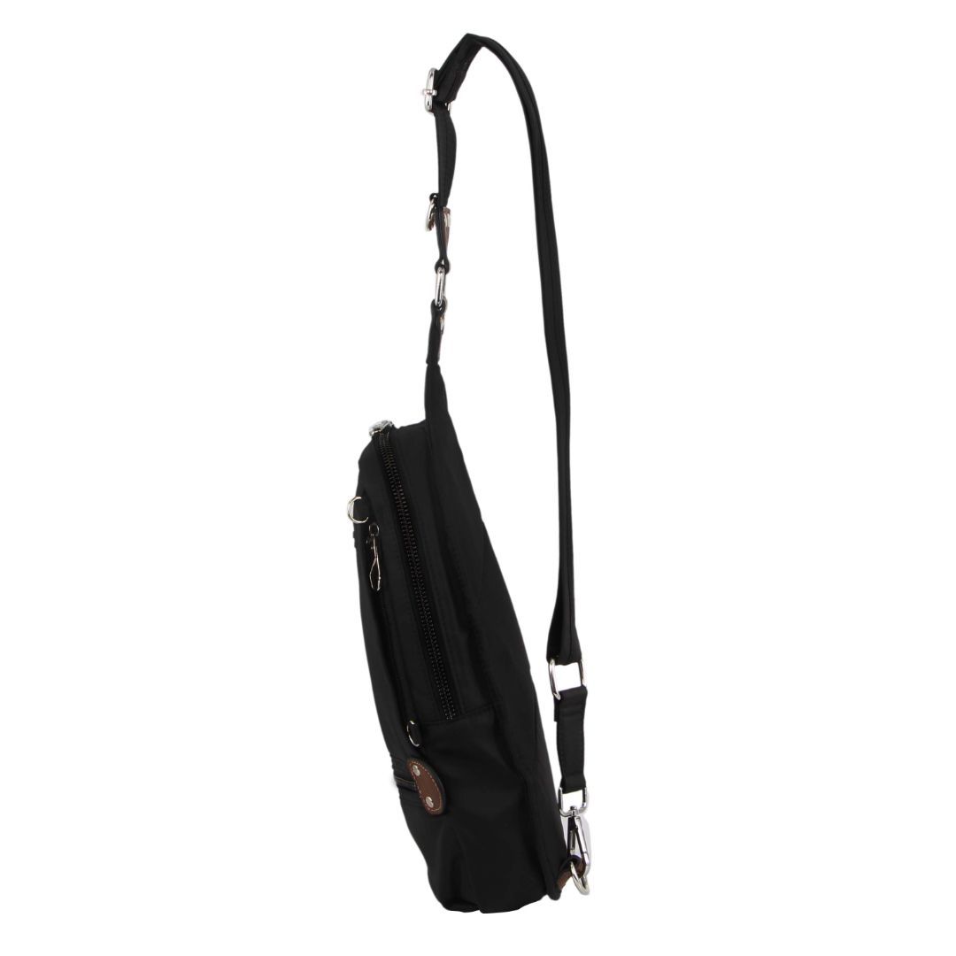 Anti-Theft Range Pierre Cardin Anti-Theft Cross Body Bag Travel Czarne | NTCZH-3075