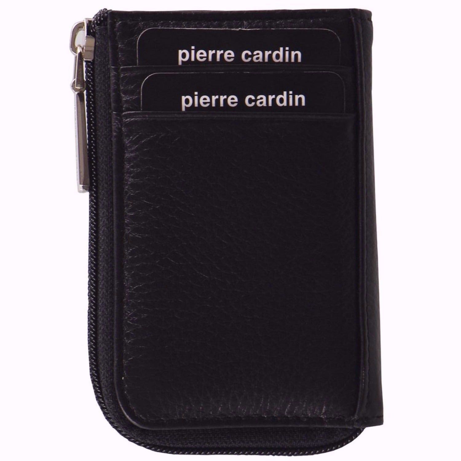 Bi-Fold Wallets Pierre Cardin Italian Leather Key + Credit Card Holder Męskie Czarne | SFJYU-2319