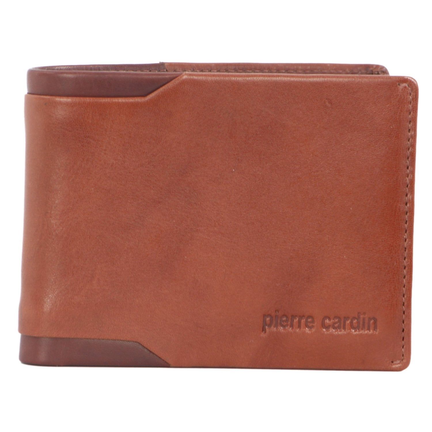 Bi-Fold Wallets Pierre Cardin Leather Bi-Fold Wallet Męskie Czarne | QKNUR-0169