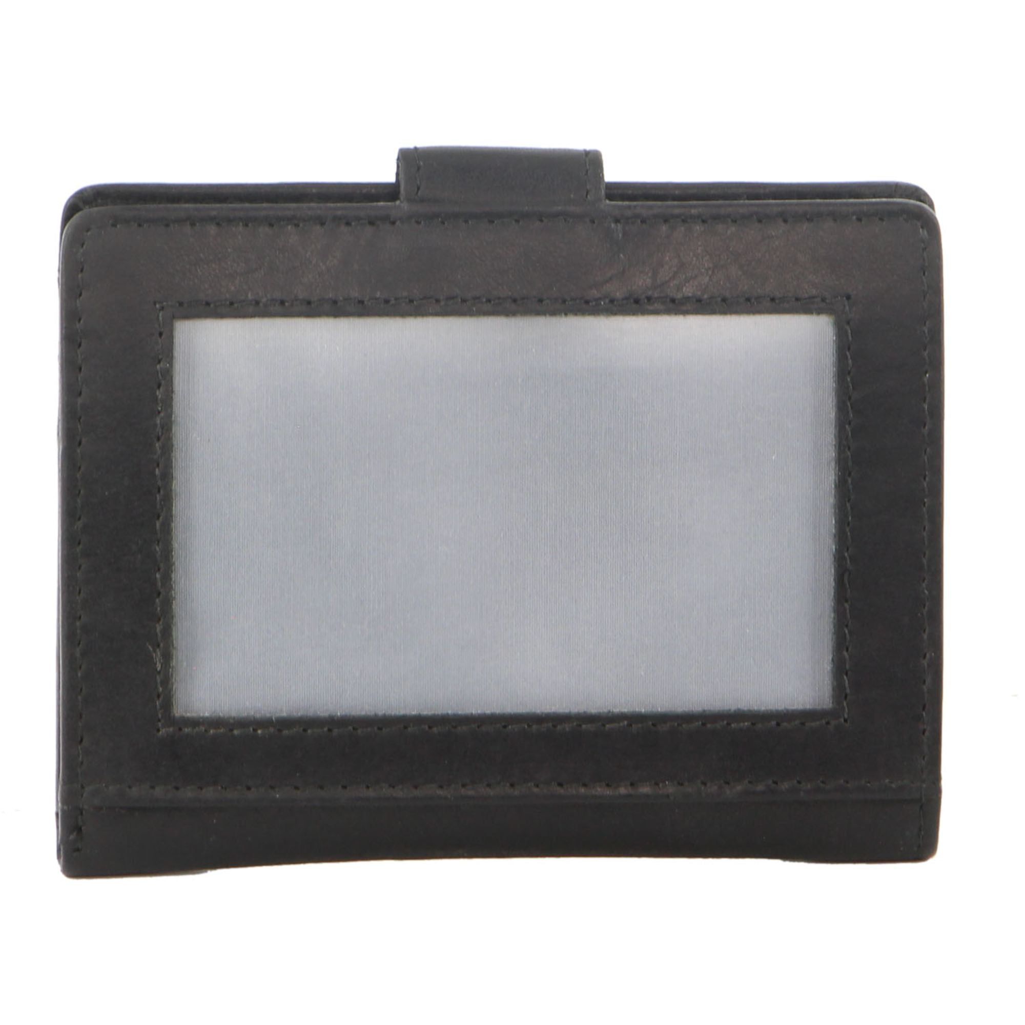 Bi-Fold Wallets Pierre Cardin Leather Bi-Fold Card Holder Wallet Męskie Czarne | MPNVT-3805