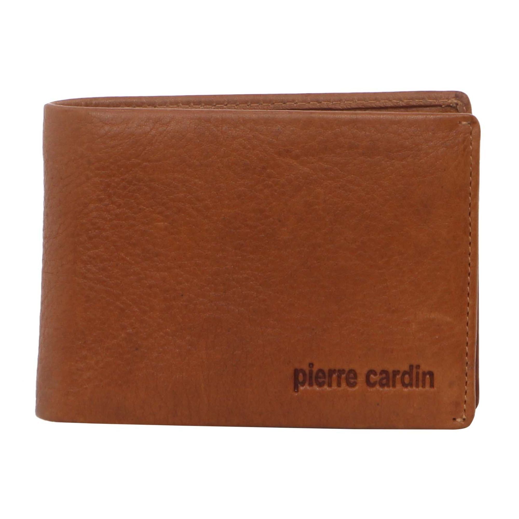 Bi-Fold Wallets Pierre Cardin Rustic Leather Bi-Fold Wallet Męskie Brązowe | RTOFK-0129