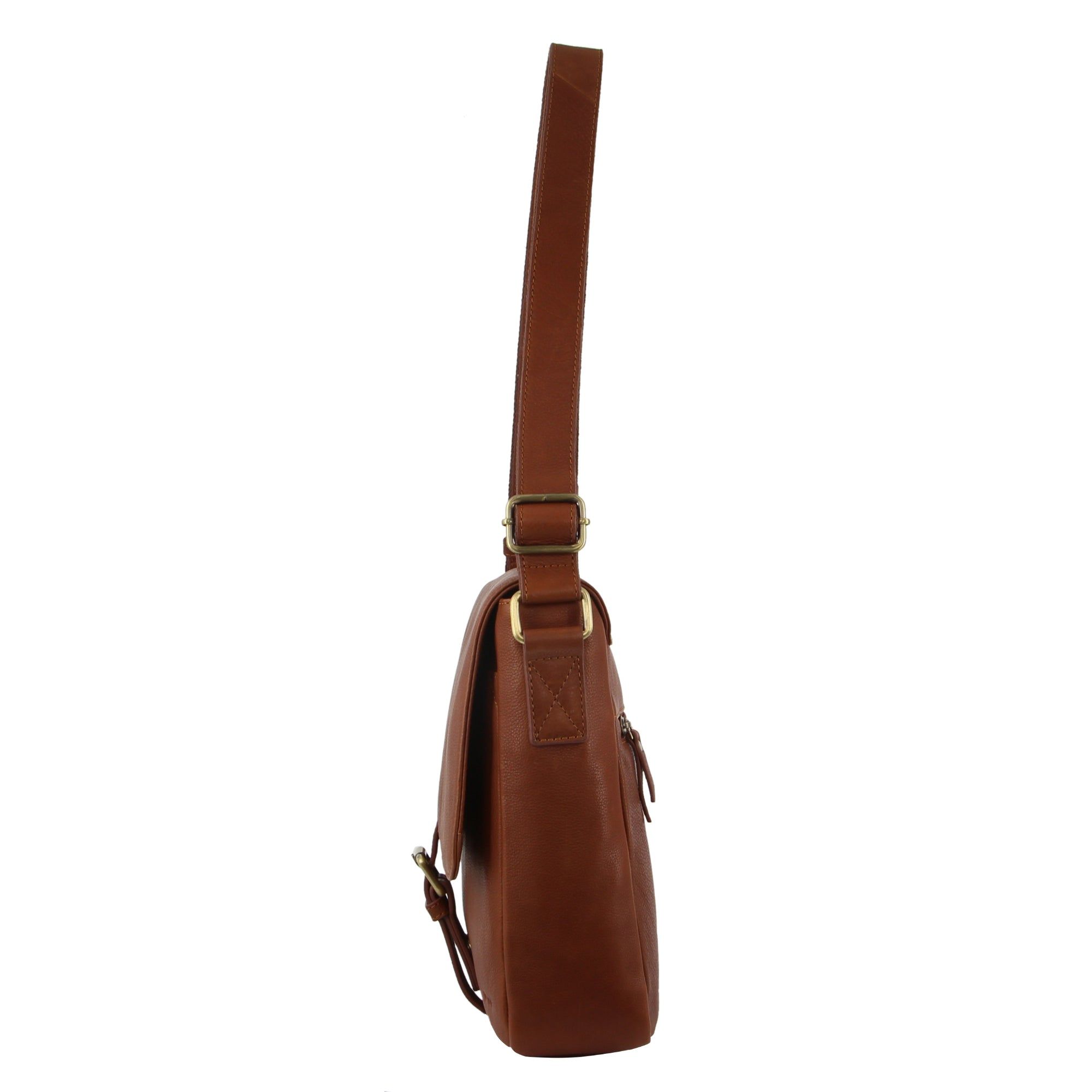Business Computer Bags Pierre Cardin Leather Business Satchel Męskie Brązowe | EZOIA-6835