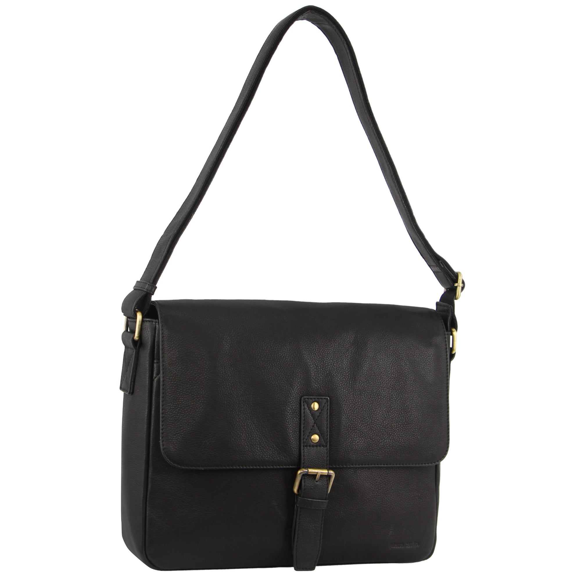 Business Computer Bags Pierre Cardin Leather Business Satchel Męskie Czarne | WDKCL-2930